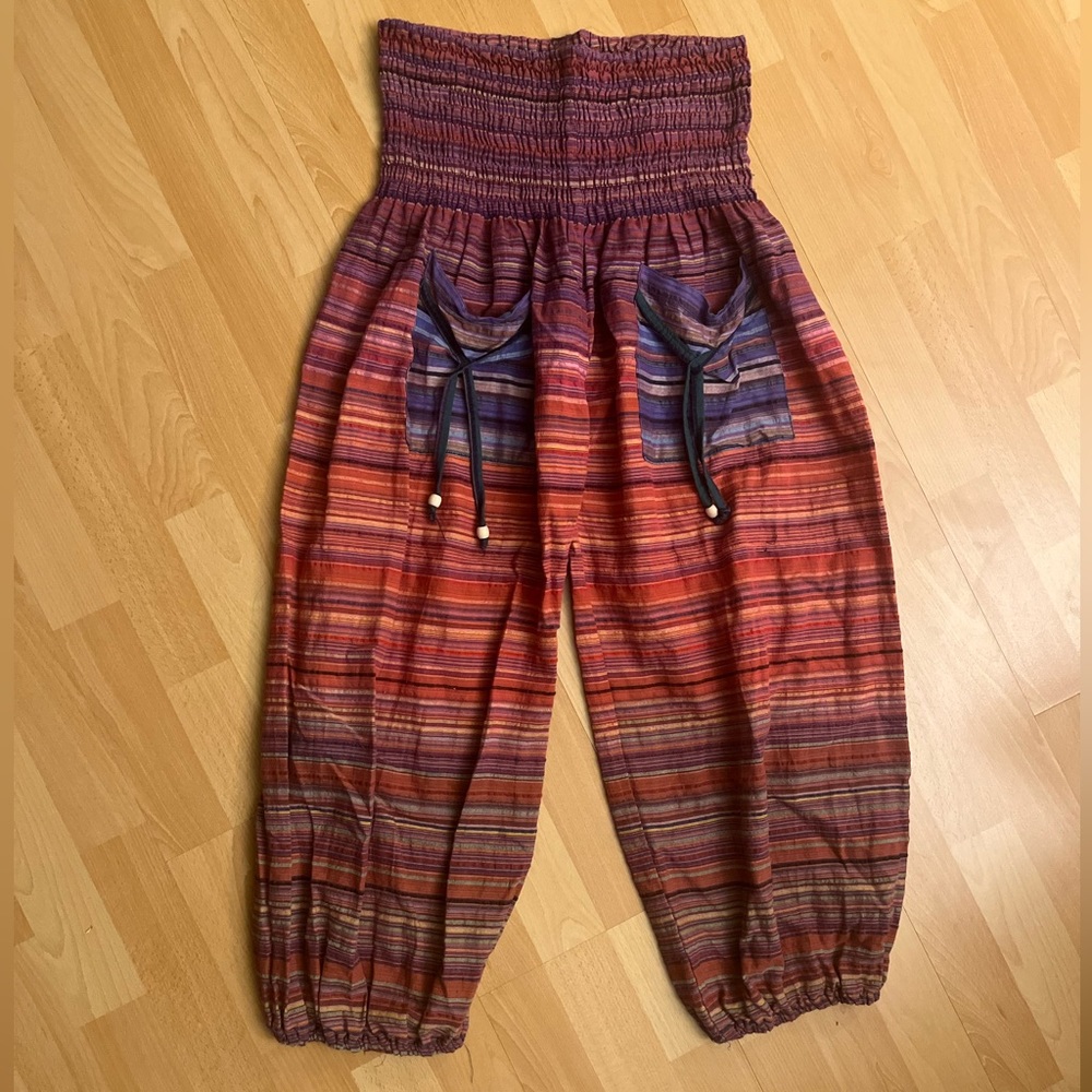 High Waisted Beach Flare Pants